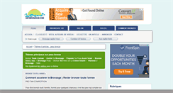 Desktop Screenshot of infobronzage.com